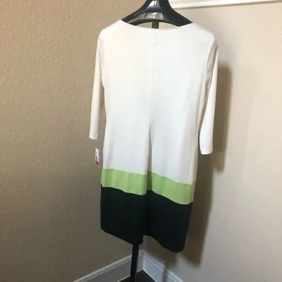 Ronni Nicole color blocked dress sz 14 - Picture 4 of 7